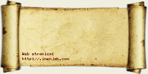 Koča Rudja vizit kartica